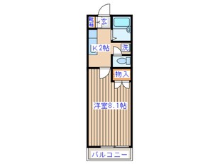 プリベール仙台21の物件間取画像